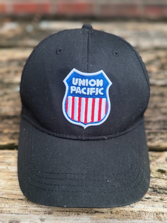 Union Pacific Railroad Black Adjustable Embroidered Cap F8